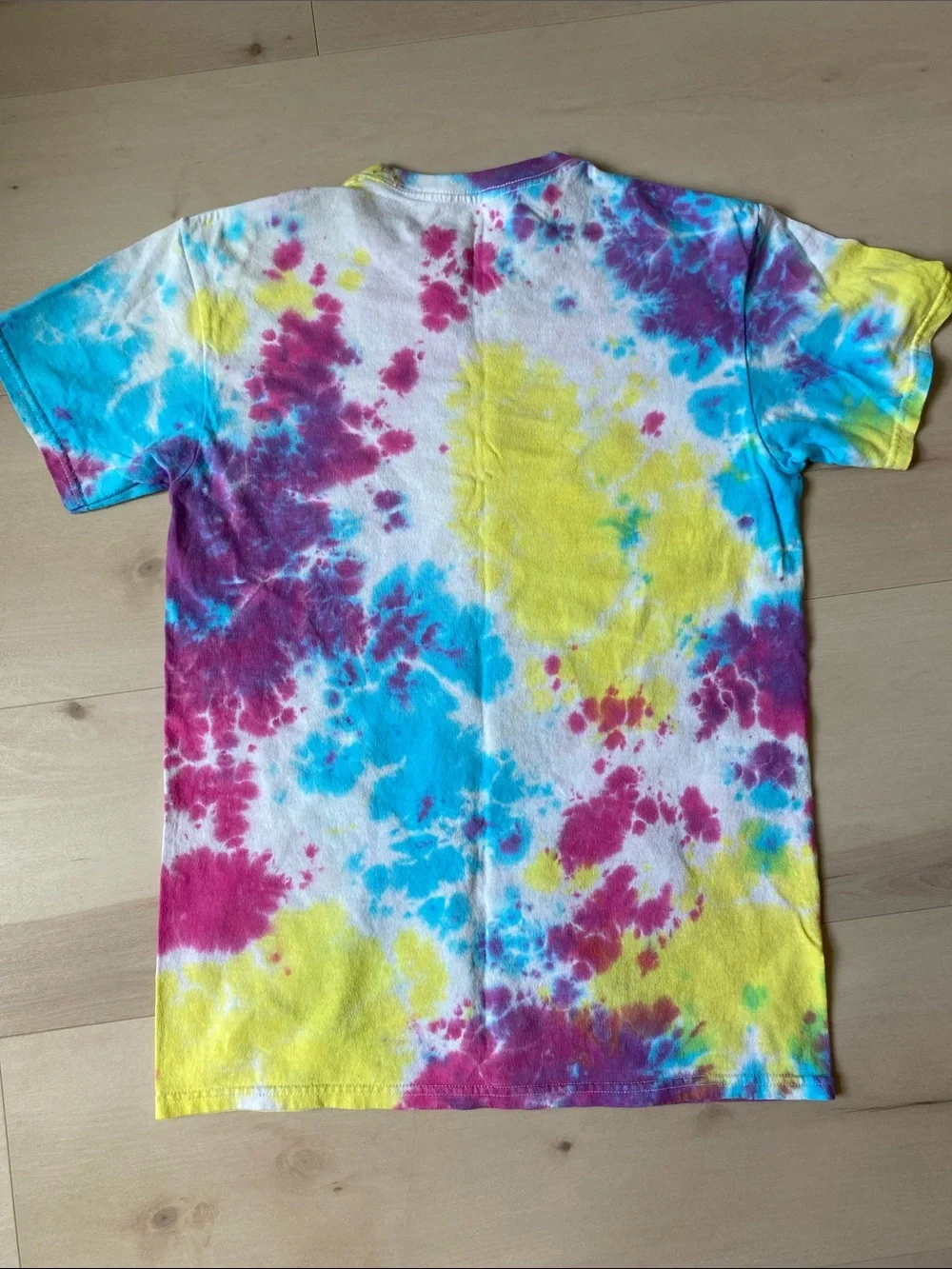 Liquid Blue ✨ Vintage Tie-Dye Mushroom Graphic Tee - Multicolor size Small - Picture 5 of 5
